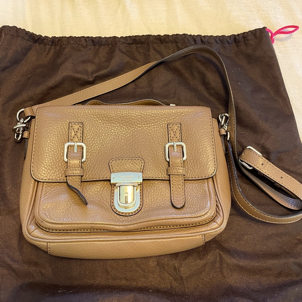 Kate Spade taupe crossbody